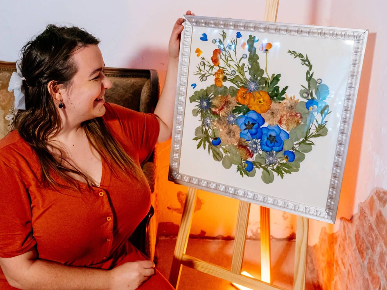 Brautstrauß als Kunstwerk